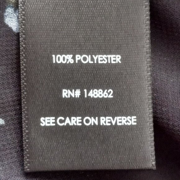 NWT Torrid Floral Sheer Chiffon Blouse, Sz 0/L (12) | Smocked Mock Neck & Cuffs - Picture 5 of 7